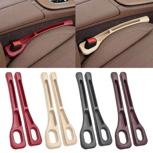 2Pcs Car Seat Gap Filler Seat Crevice Storage Box Bag Between Seats Console Organizer Decoration Interior Auto Accessories