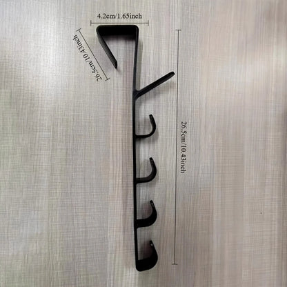 Hooks for door Simple design, suitable for 4.5cm thick door, strong load-bearing Wardrobe/bathroom/cabinet Universal